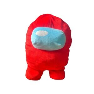 Among Us Red Crewmate Plush Toy – Official 14-Inch Super Squishy Astronaut Toy
